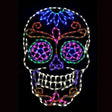 LED Sugar Skull - Nature Hills Nursery - Multi - 