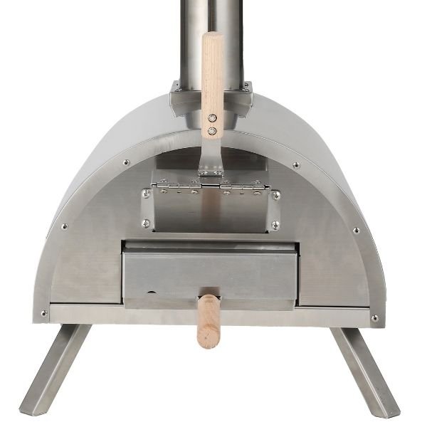 Lil Luigi Wood Fired Pizza Oven Kit - Nature Hills Nursery - Stainless Steel - 