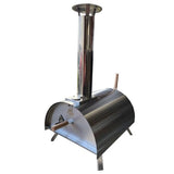 Lil Luigi Wood Fired Pizza Oven Kit - Nature Hills Nursery - Stainless Steel - 
