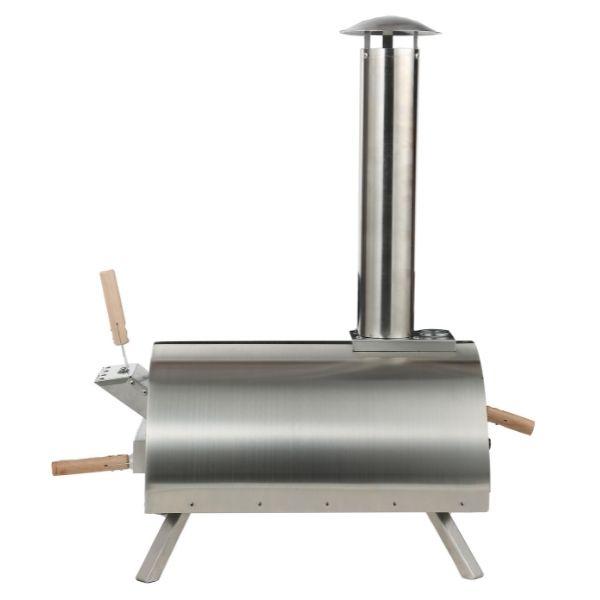 Lil Luigi Wood Fired Pizza Oven Kit - Nature Hills Nursery - Stainless Steel - 