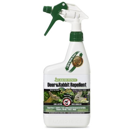 Liquid Fence Deer and Rabbit Repellent RTU Spray - Nature Hills Nursery - 32 oz - 