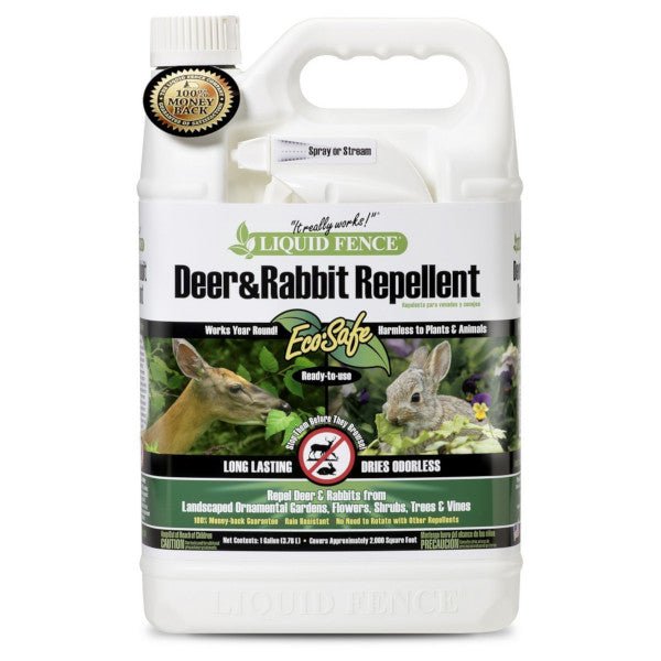 Liquid Fence Deer and Rabbit Repellent RTU Spray - Nature Hills Nursery - 32 oz - 