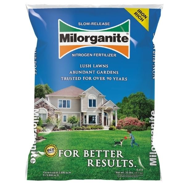 Milorganite Slow Release Fertilizer - Nature Hills Nursery - 32 lb - 