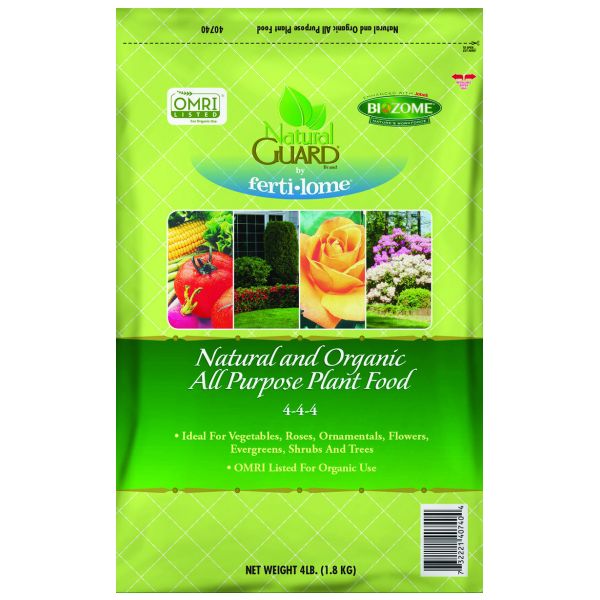 Natural Guard Organic All Purpose Fertilizer 4 - 4 - 4 - Nature Hills Nursery - 4 lb - 