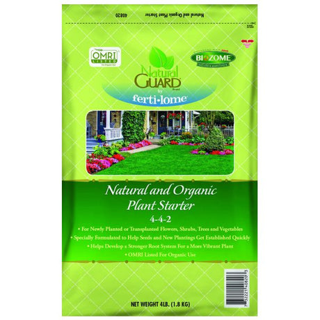 Natural Guard Organic Plant Starter Food 4 - 4 - 2 - Nature Hills Nursery - 4 lb - 