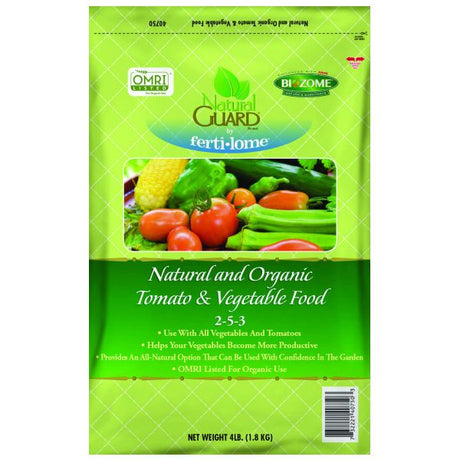 Natural Guard Organic Tomato & Vegetable Food 2 - 5 - 3 - Nature Hills Nursery - 4 lb - 