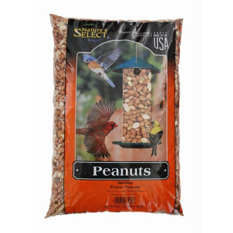 Nature's Select Peanuts Wild Bird Feed - Nature Hills Nursery - 10 lb - 