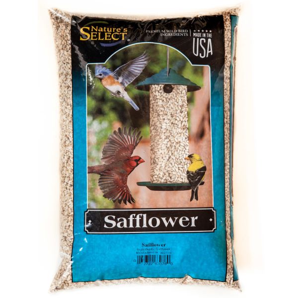 Nature's Select Safflower Wild Bird Feed - Nature Hills Nursery - 8 lb - 