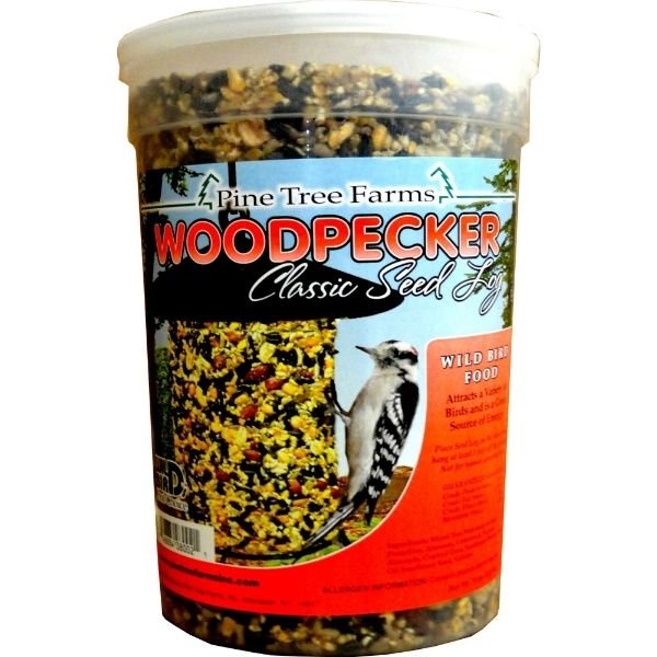 Pine Tree Farms Woodpecker Classic Seed Log 76 oz - Nature Hills Nursery - Garden Center Item - 