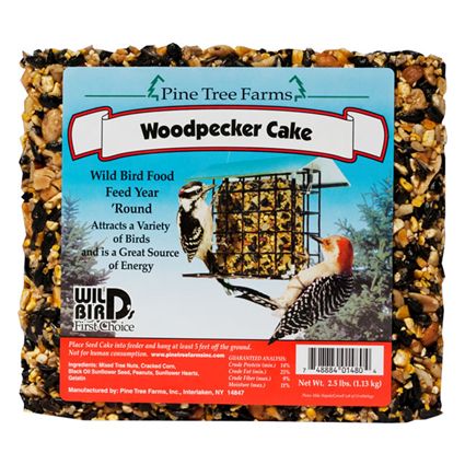 Pine Tree Farms Woodpecker Seed Cake 2.5 lb - Nature Hills Nursery - 8 Pack - 