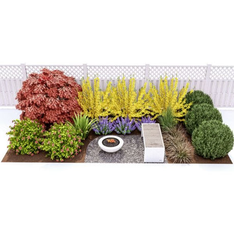Detail view of Plants That Work In A Sitting Garden showing plant structure and foliage.