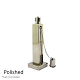 Rectangle Tabletop Torch - Nature Hills Nursery - Stainless Steel - 