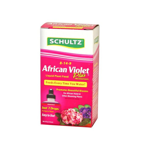 Schultz African Violet Plus Plant Food 8 - 14 - 9 - Nature Hills Nursery - 4 oz - 