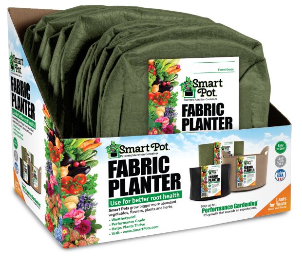 Smart Pot 15 Gallon Green Potato & Squash Grower With Strap Handles - Nature Hills Nursery - Garden Center Item - 