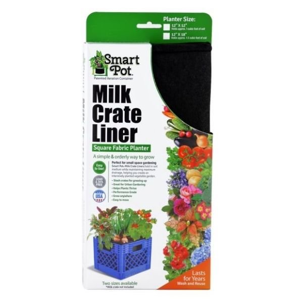 Smart Pot Milk Crate Liner 12 x 12 x 12 Inch - Nature Hills Nursery - Garden Center Item - 