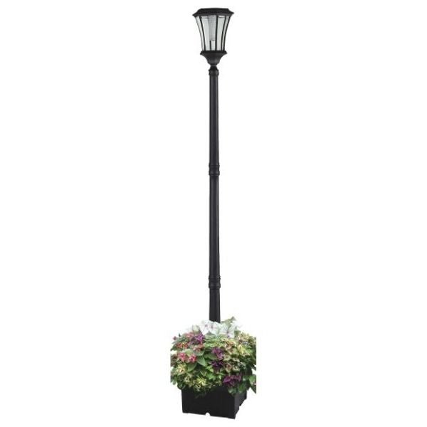 Sun - Ray Abigail Solar Lamp Post And Planter - Nature Hills Nursery - Garden Center Item - 