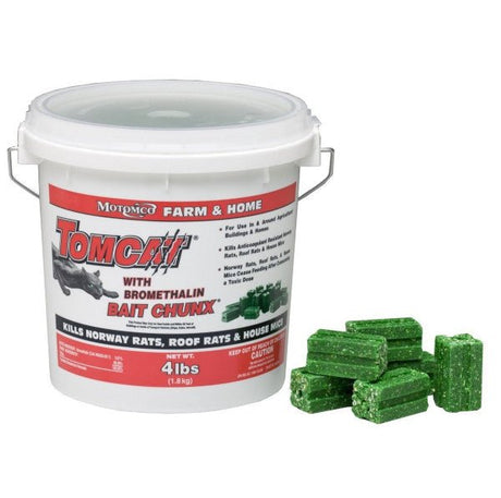 Tomcat Bromethalin Bait Chunx Pail - Nature Hills Nursery - 4 lb - 