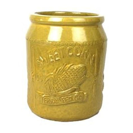 Vintage Pottery Yellow 11 Inch Corn Seed Packet Planter - Nature Hills Nursery - Garden Center Item - 