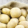 White Superior Potato in Basket