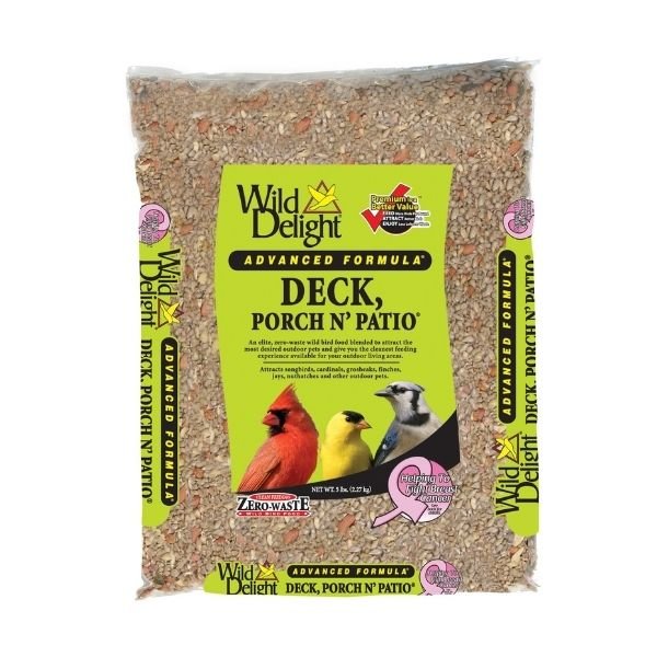 Wild Delight Deck Porch N' Patio Wild Bird Food - Nature Hills Nursery - 5 lb - 