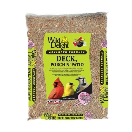 Wild Delight Deck Porch N' Patio Wild Bird Food - Nature Hills Nursery - 5 lb - 