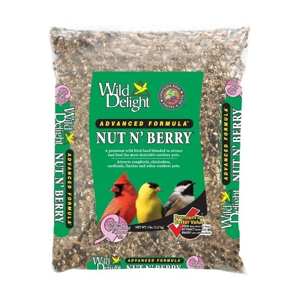Wild Delight Nut N' Berry Wild Bird Food - Nature Hills Nursery - 5 lb - 