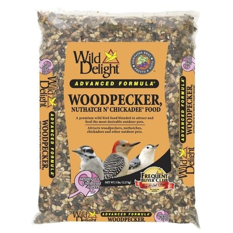 Wild Delight Woodpecker Nuthatch N' Chickadee Wild Bird Food - Nature Hills Nursery - 5 lb - 