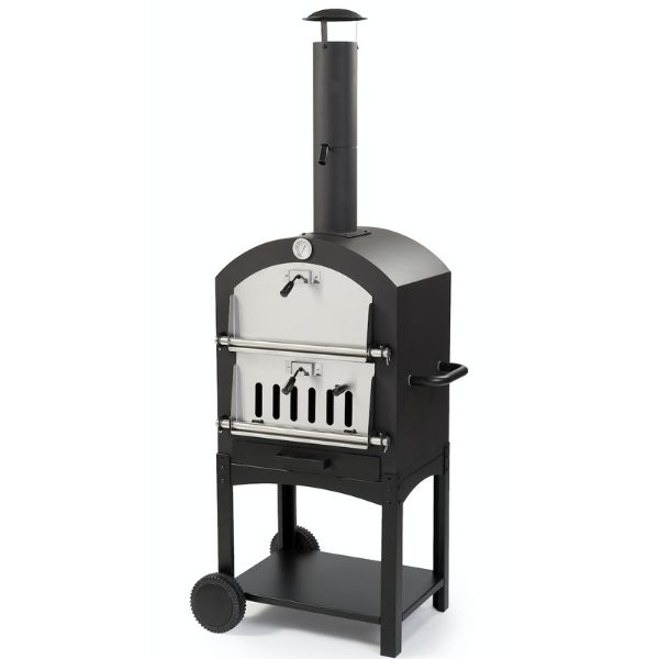 Wood Fired Garden Oven - Nature Hills Nursery - Black - 